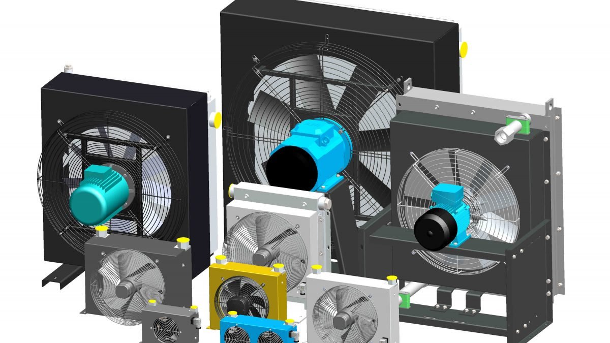Air Cooled Oil Cooler AW Series & AH Series