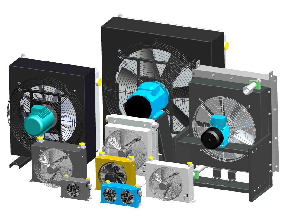 Air Cooled Oil Cooler AW Series & AH Series
